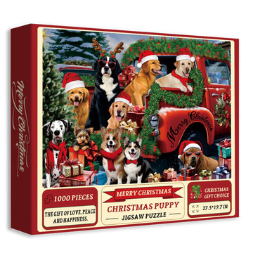 Weihnachtstier -Puzzles 1000 Stücke